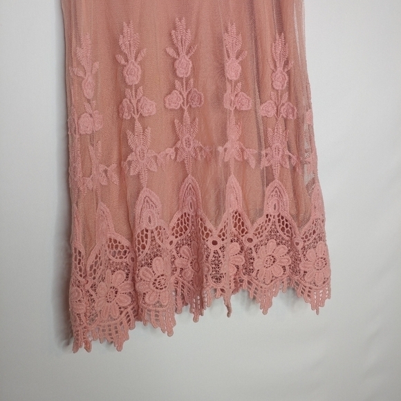 Want & Need Embroidered Sleeveless Lace Tank - Picture 6 of 14